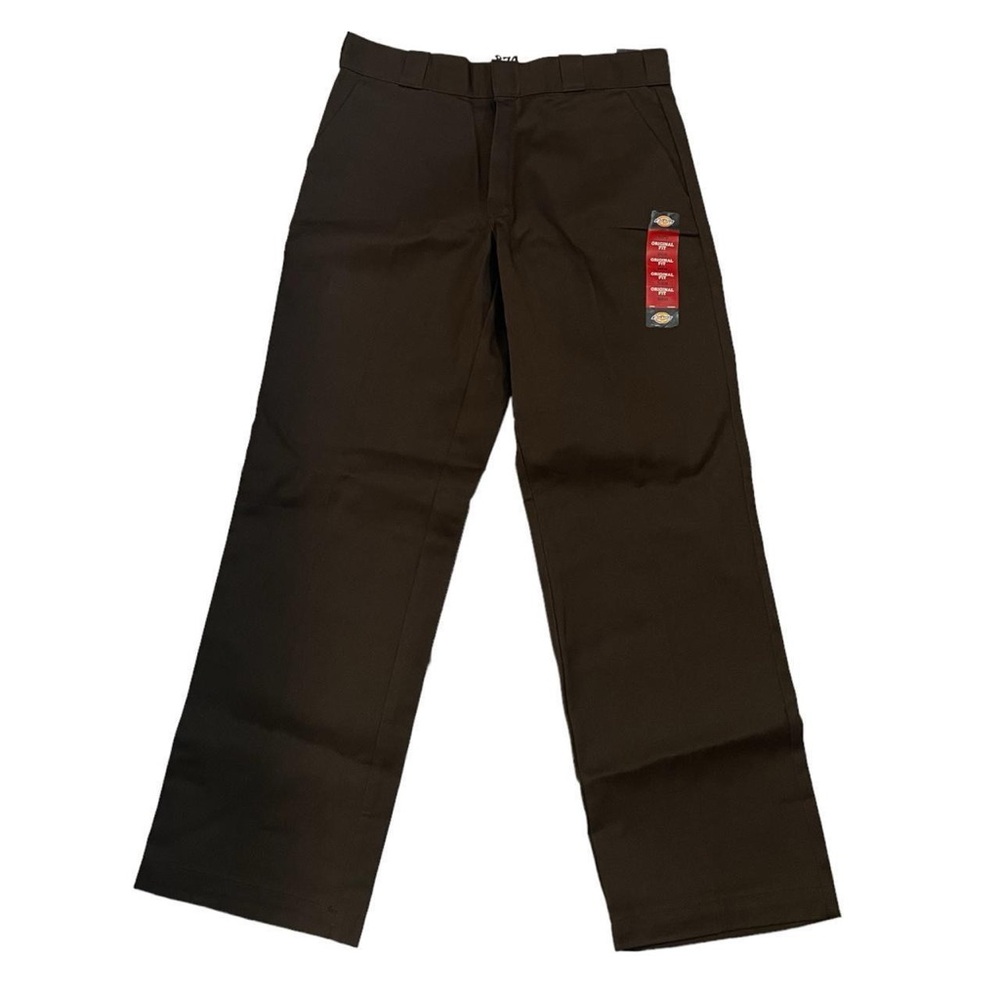 Brown Dickies 874 straight leg pants